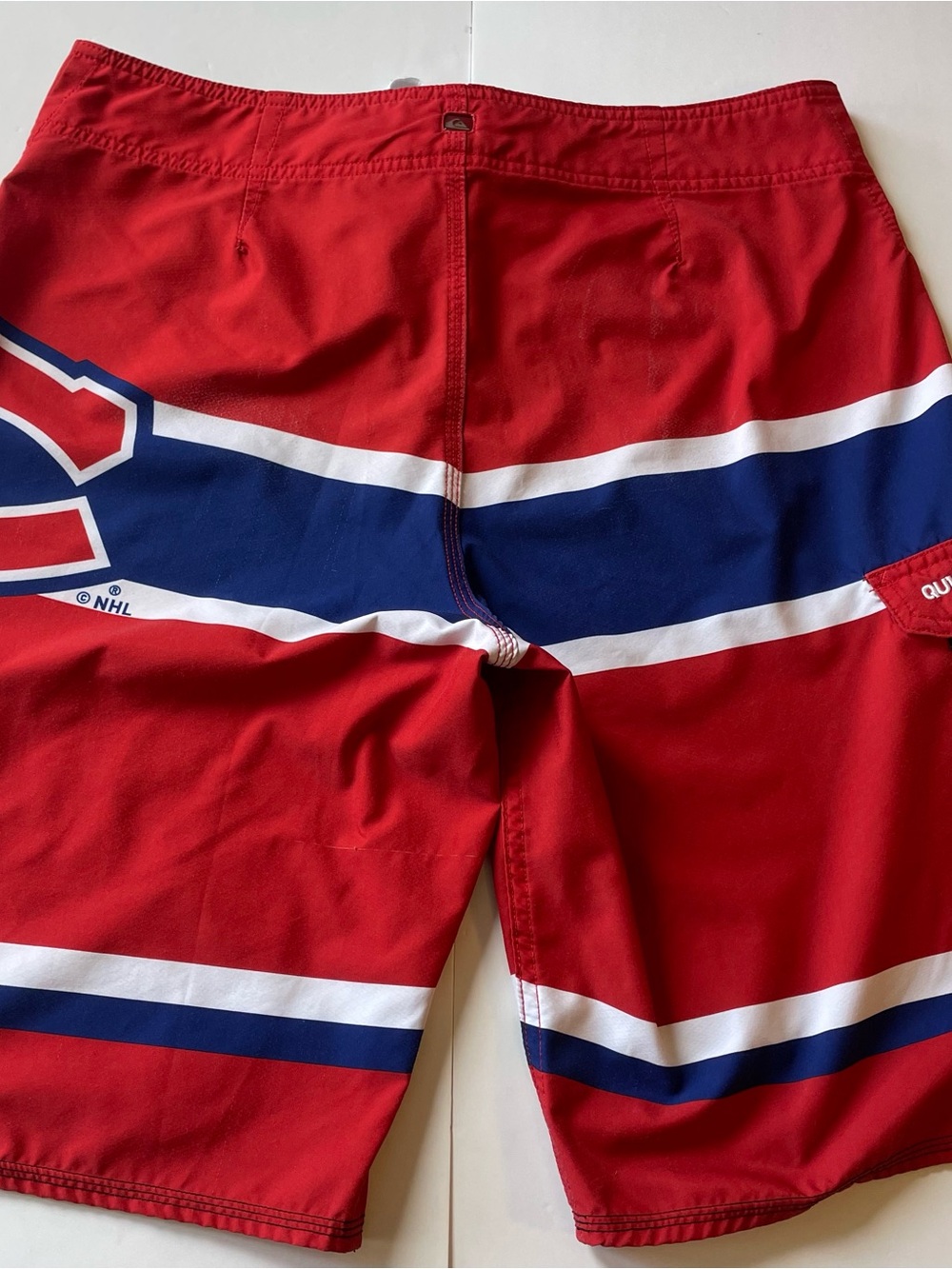 Quiksilver Men's Montreal Canadiens NHL Boardshorts from 2012 - Picture 5 of 9